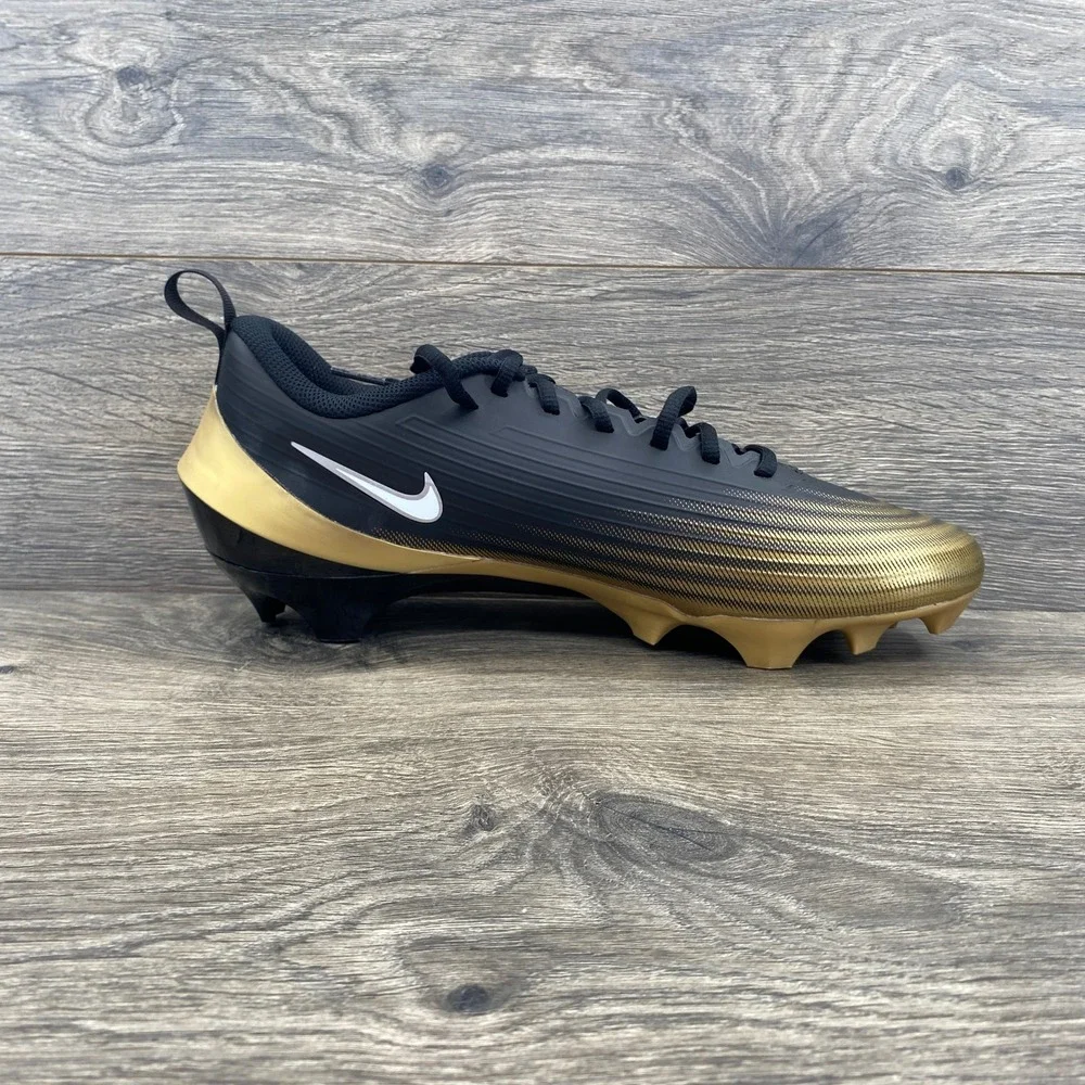 Nike Vapor Edge Shark 2 Football Cleats Mens 11.5 Black Gold FB3303-003